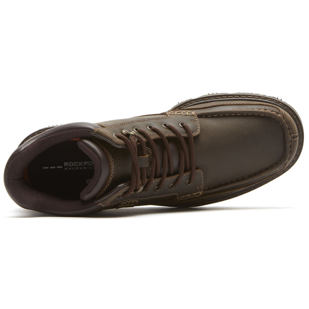 Rockport Støvler Herre Brune - Waterproof Mid Moc - DEKM59236